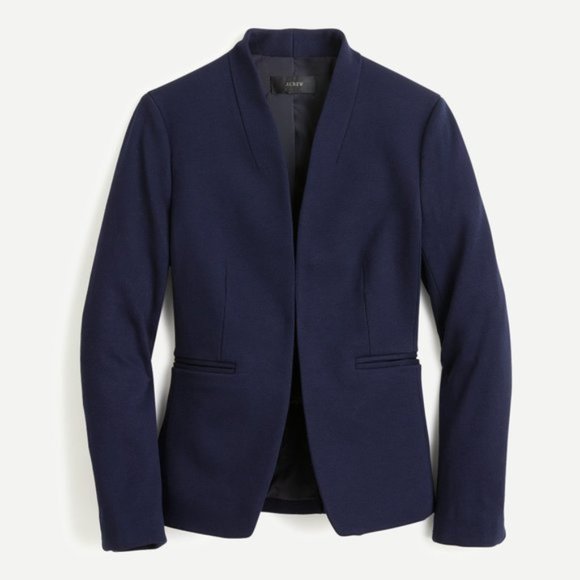 J. Crew Jackets & Blazers - NWT J. Crew Womens Navy Blue Going-Out Blazer in Stretch Twill NEW